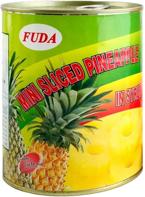 FUDA 富達 迷你鳳梨片, 830g, 1罐