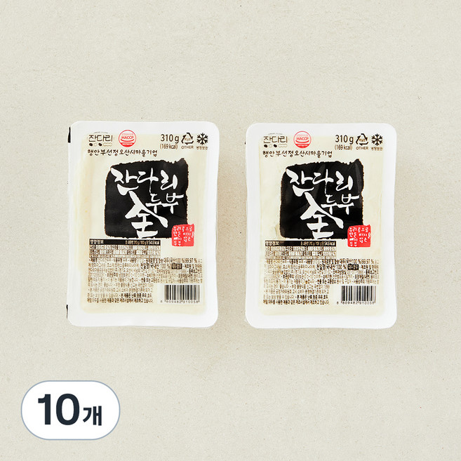 잔다리 전두부, 310g, 10개