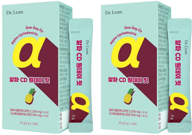 닥터린 알파 CD 원데이 핏 14p, 2개, 14회분