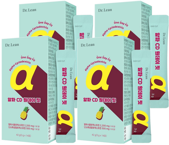 닥터린 알파 CD 원데이 핏 14p, 4개, 14회분