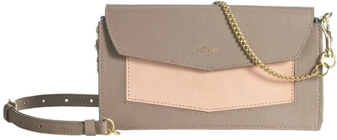 satana Leather 不簡單信封鏈袋包