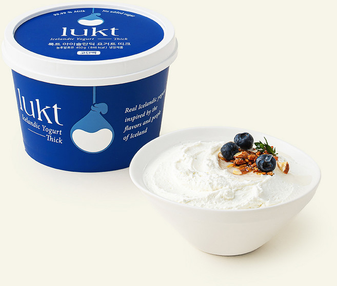 LUKT 아이슬란딕 요거트 띠크, 450g, 1개