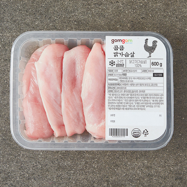 곰곰 닭가슴살 (냉장), 600g, 1개