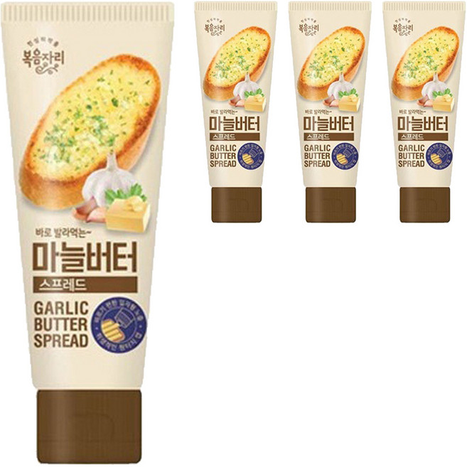 복음자리 바로 발라먹는마늘 버터 스프레드, 100g, 4개