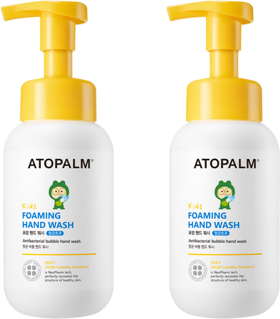 아토팜 키즈 포밍 핸드워시, 라즈베리향, 2개, 300ml