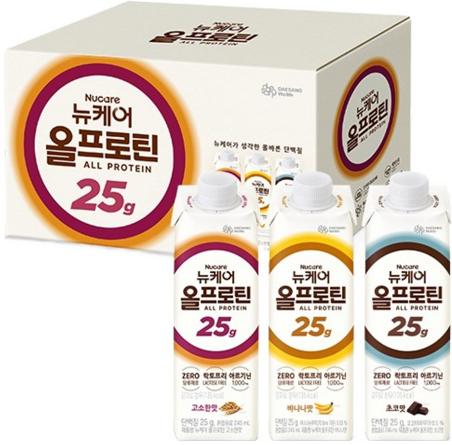뉴케어올프로틴 3종 혼합 멀티팩 18p 세트, 1세트