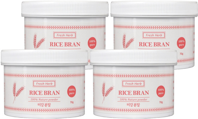 신선약초 미강 가루, 70g, 4개