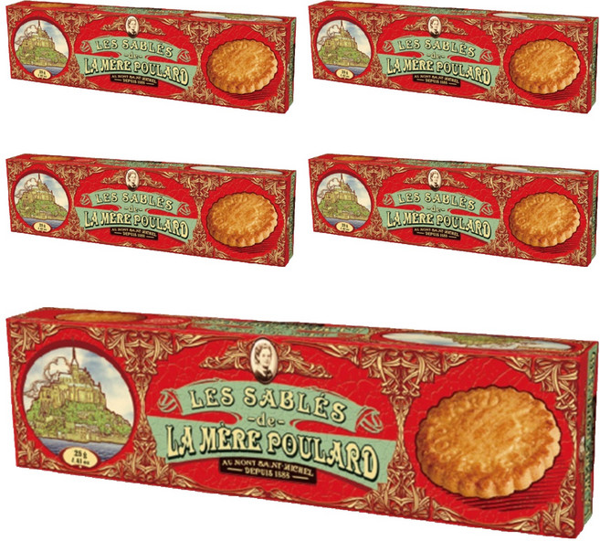 La Mere Poulard 法式酥餅, 125g, 5個