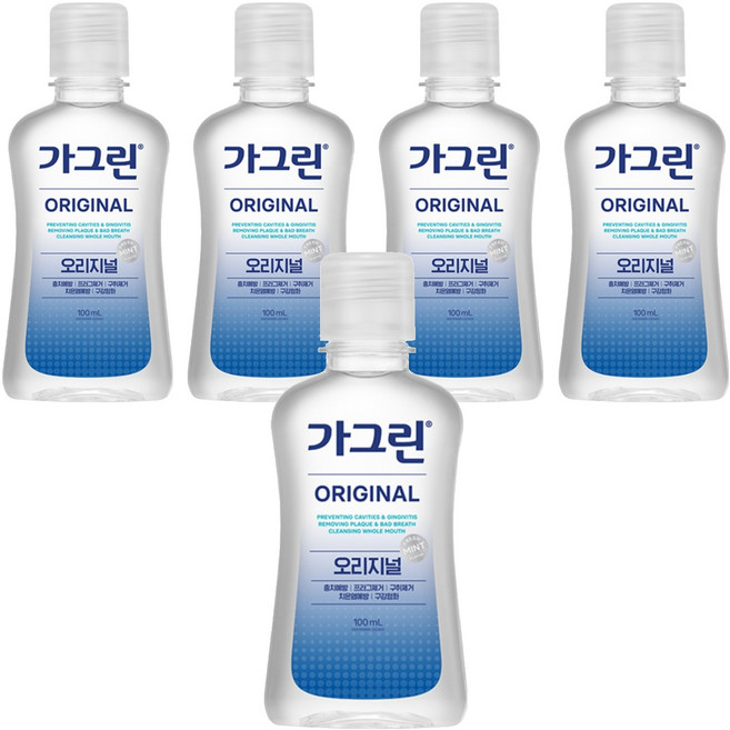 가그린 오리지널 구강청결제, 100ml, 5개