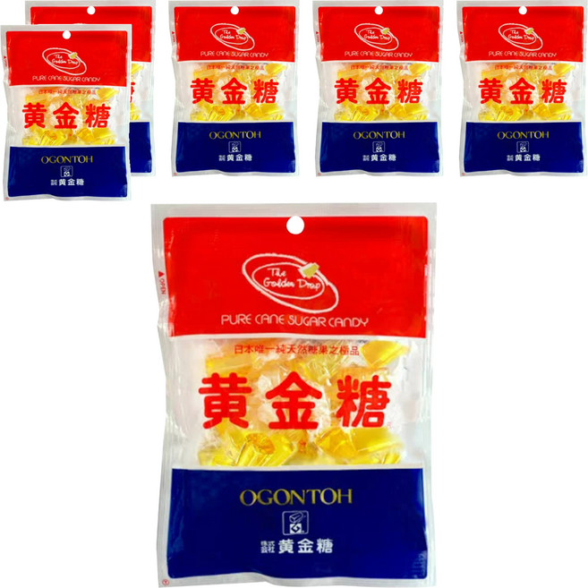 OGONTOH 黃金糖 純蔗糖, 300g, 6袋