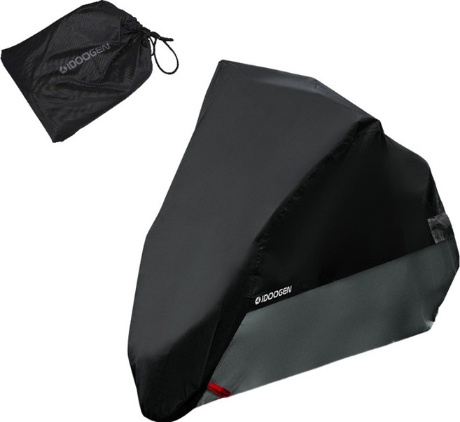 아이두젠 자전거 방수 커버 S + 보관가방 세트, 블랙, 1세트
