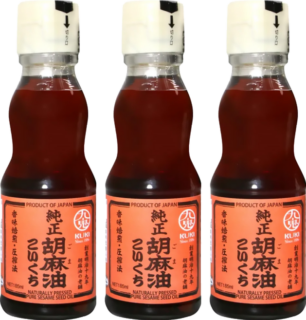 九鬼 純正胡麻油, 170g, 3瓶