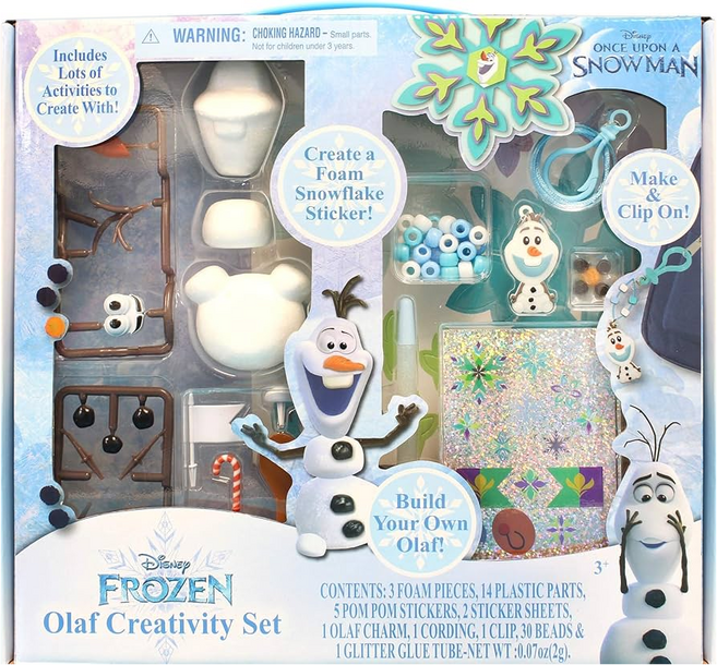 FROZEN 冰雪奇緣 雪寶創意組 3歲以上, 多色, 1個