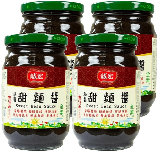 龍宏 秘製甜麵醬, 450g, 4罐