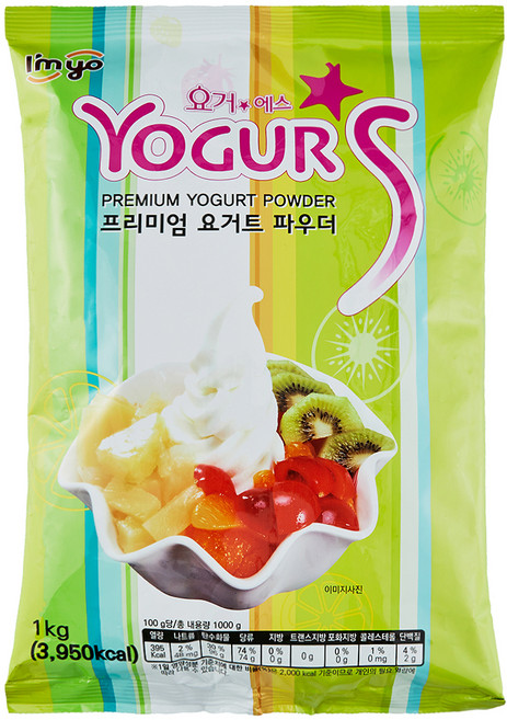 아임요 요거에스 프리미엄 요거트 파우더 플레인, 1kg, 1개입, 1개