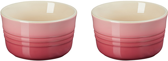 LE CREUSET 小烤皿, 薔薇粉, 2個