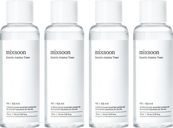 [비건뷰티] 믹순 병풀 토너, 4개, 150ml