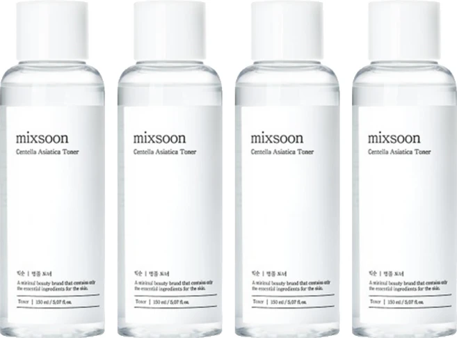 [비건뷰티] 믹순 병풀 토너, 4개, 150ml - 쿠팡