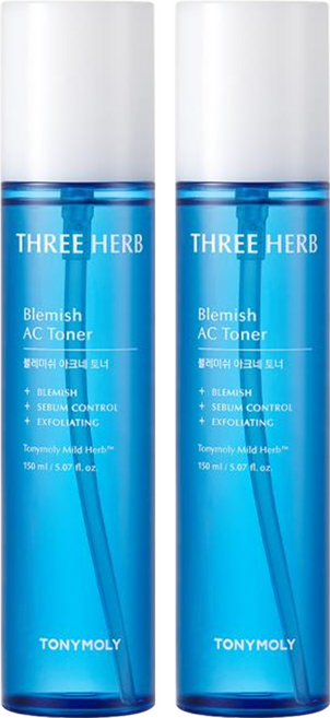 TONYMOLY THREE HERB 草本淨荳護膚乳液, 150ml, 2瓶