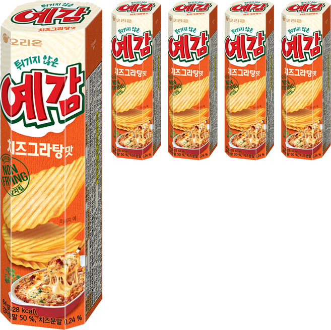 오리온 예감 치즈그라탕, 64g, 5개