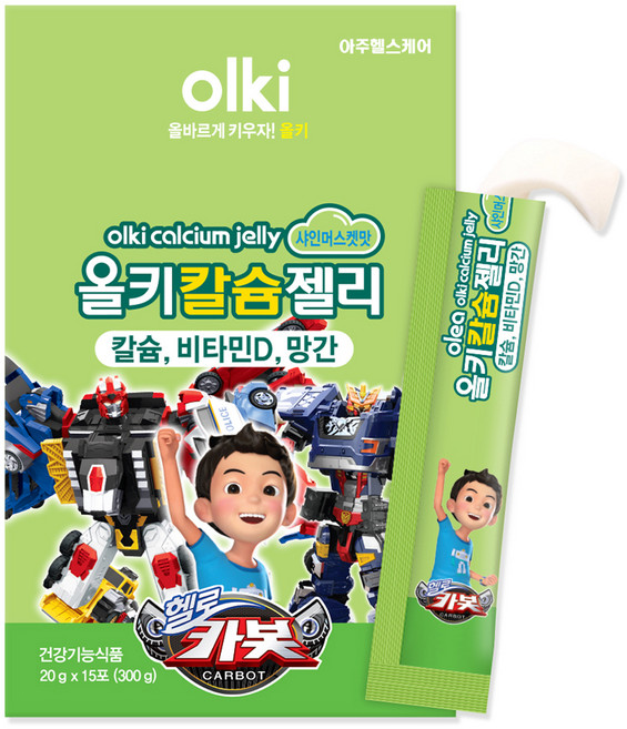 올키 칼슘젤리 샤인머스켓맛 15p, 300g, 1개