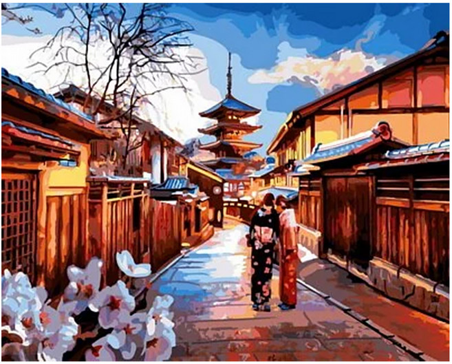 ArtLife 藝術生活 數字油畫DIY DT141 50 x 40cm, 春水游, 1組