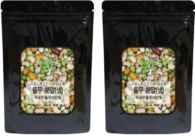 스쿨아이 국내산 생 율무 분말, 200g, 2개