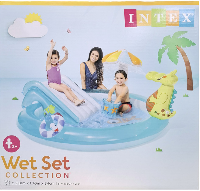 INTEX 鱷魚戲水池, 1個