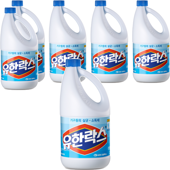 유한락스 주방용, 2L, 6개