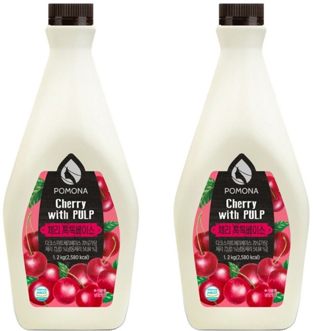 포모나 체리 톡톡베이스, 2개, 1.2kg