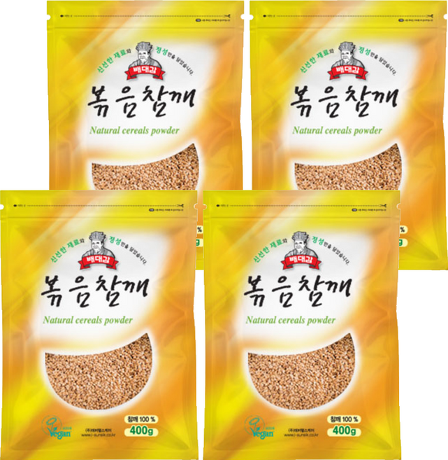배대감 볶음참깨, 400g, 4개