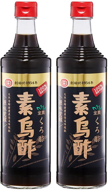 十全 素烏醋 蔬果釀製 100% 國產米使用 全素, 500ml, 2瓶