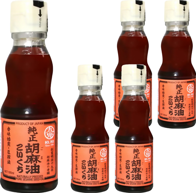 九鬼 純正胡麻油, 170g, 5瓶