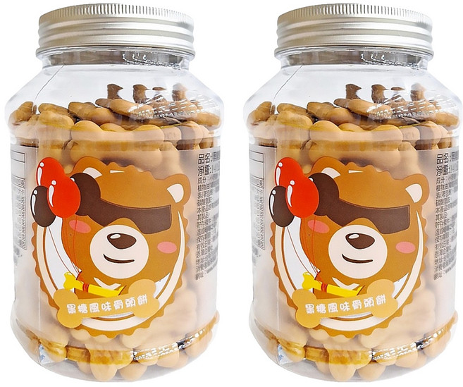 恩澤食品 黑糖風味骨頭餅, 140g, 2罐