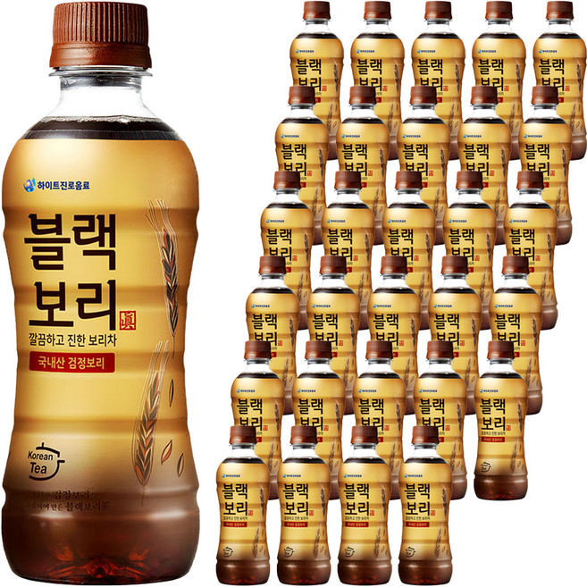 하이트진로 블랙보리 음료, 340ml, 80개