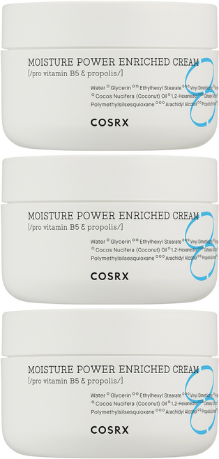 코스알엑스 하이드리움 모이스처 파워 인리치드 크림, 50ml, 3개
