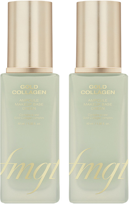 fmgt 골드 콜라겐 앰플 메이크업 베이스 40ml, 그린, 2개