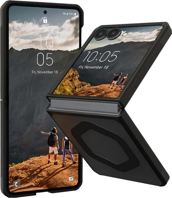 UAG 磁吸耐衝擊保護殼 Samsung Galaxy Z Flip 7 相容MagSafe充電 透黑色