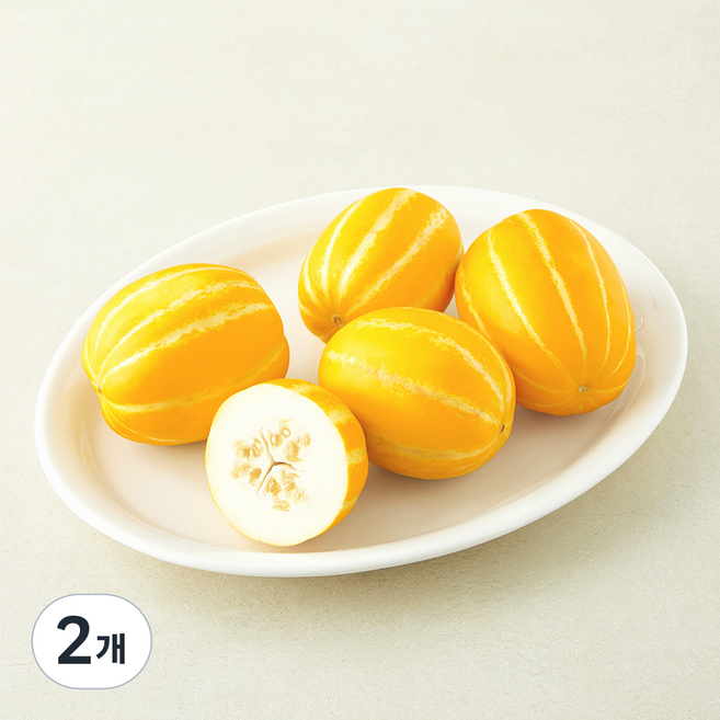 곰곰 성주 당도선별 실속 참외, 2개, 1.2kg(4~5입)