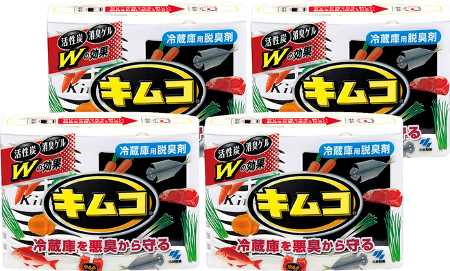 KOBAYASHI 小林製藥 冷藏庫脫臭炭, 113g, 4盒