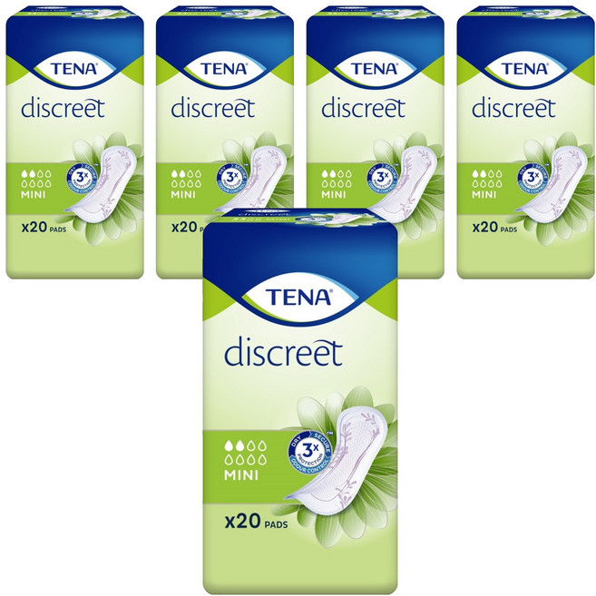테나 레이디 요실금 패드 미니, 20개입, 5개