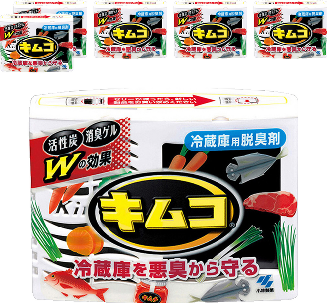 KOBAYASHI 小林製藥 冷藏庫脫臭炭, 113g, 6盒