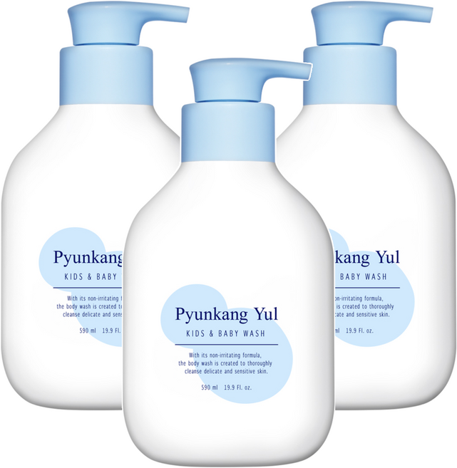 편강율 키즈 앤 베이비 워시 스위트허브, 590ml, 3개