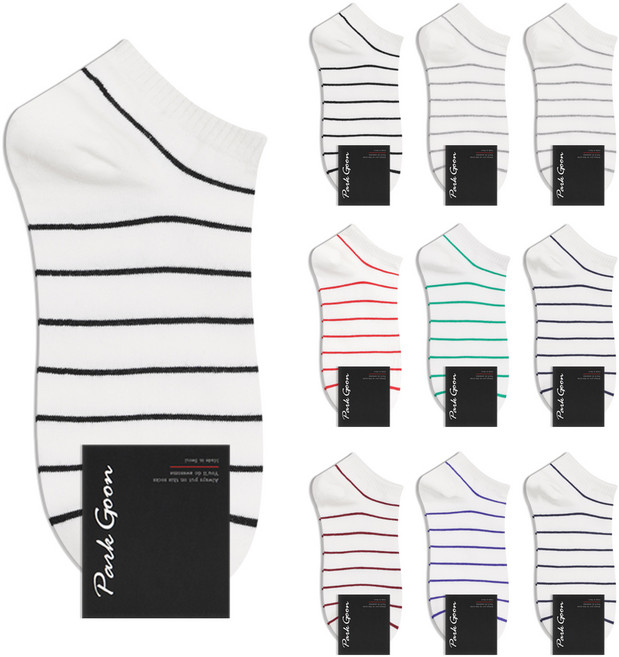 박군 남성용 신사 스트링글 양말 10족