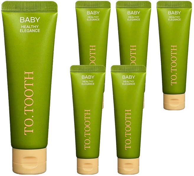 메디덴코 투투스 베이비 아기 치약, 60g, 6개