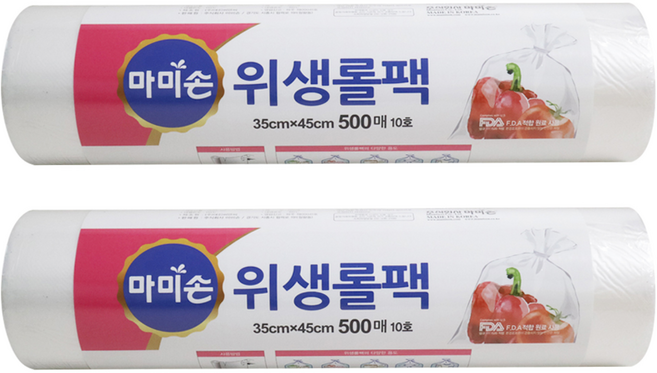 마미손 위생 롤팩 10호 특대형, 500개입, 2개