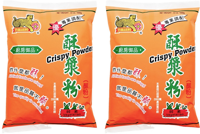 金錢豹 酥漿粉, 1kg, 2包