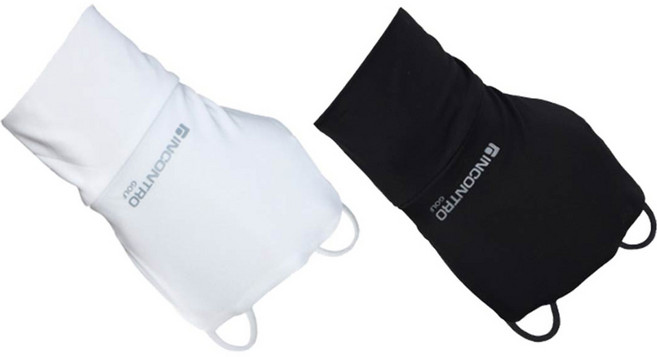 인콘트로 골프손등토시 오른손 2종, 화이트 + 블랙, 1개