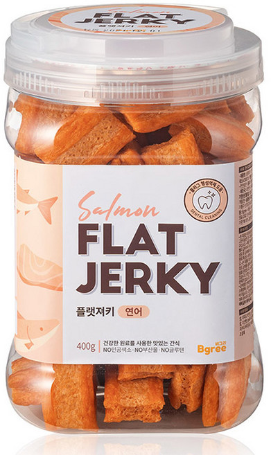 비그리 강아지 플랫져키, 연어, 1개, 400g