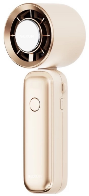 GUXON 巧冰扇 手持高速風扇 4000mAh 5檔風速, GXFAN01, 奶茶金